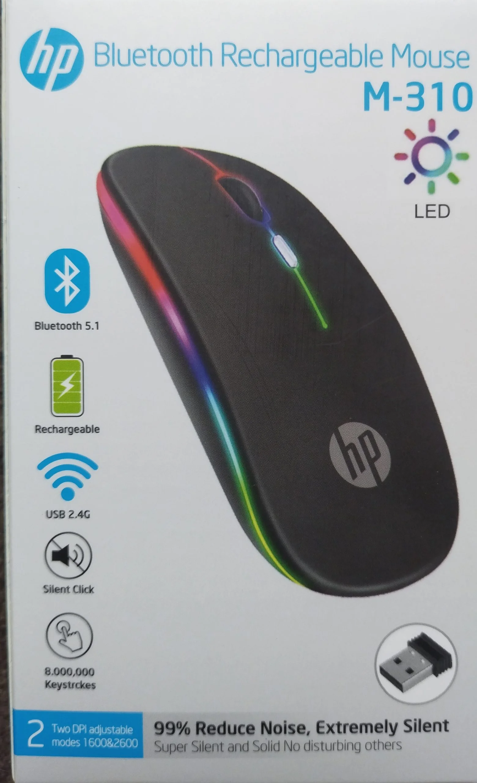 HP Bluetooth M310 Rechargeable Mouse: Wireless Freedom with Long-Lasting Power - Image 2