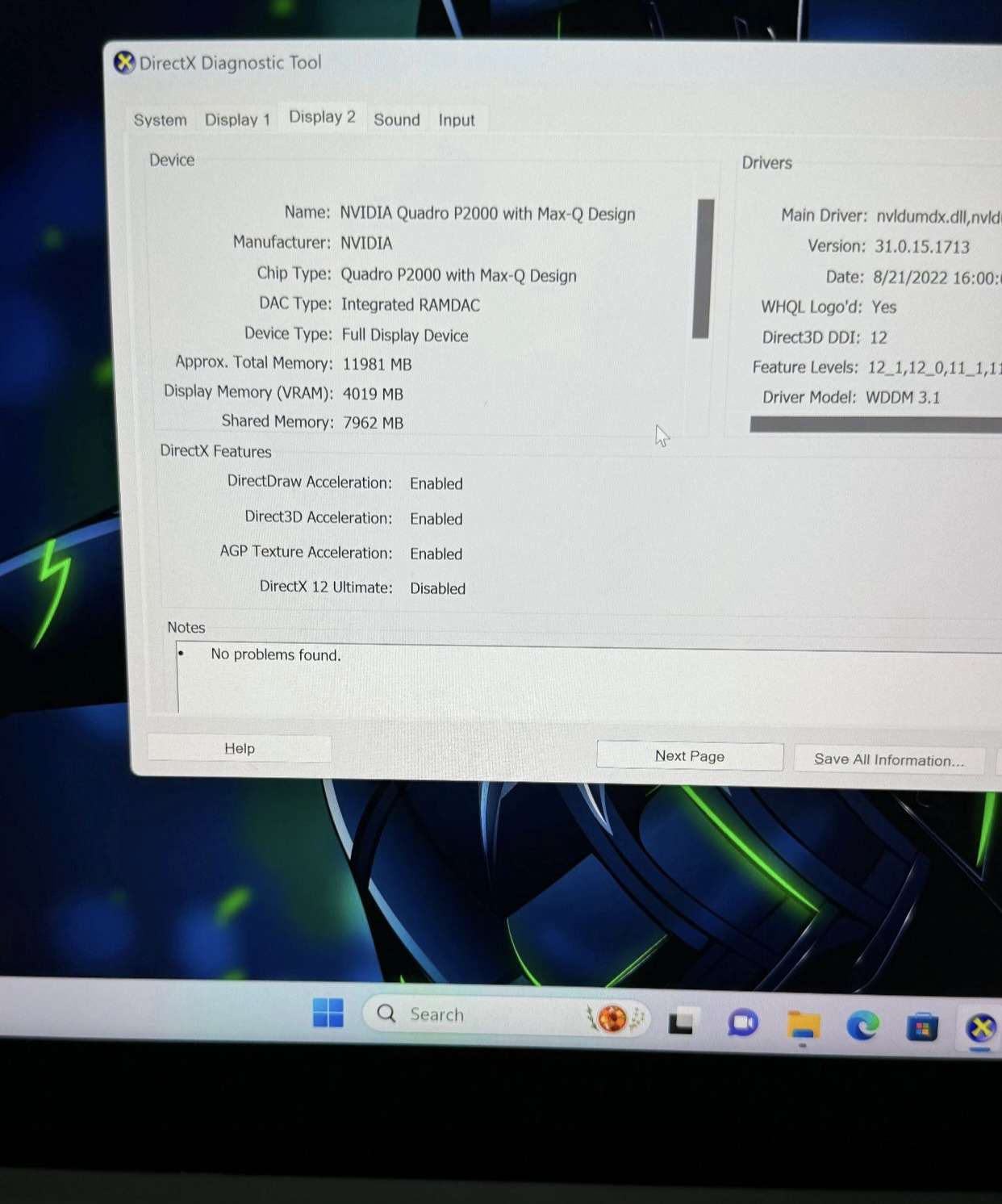 I7 Lenovo ThinkPad P1 | 4K TOUCH Display | 9th Gen (H) processor | 4GB NVIDIA Quadro P2000 - Image 3
