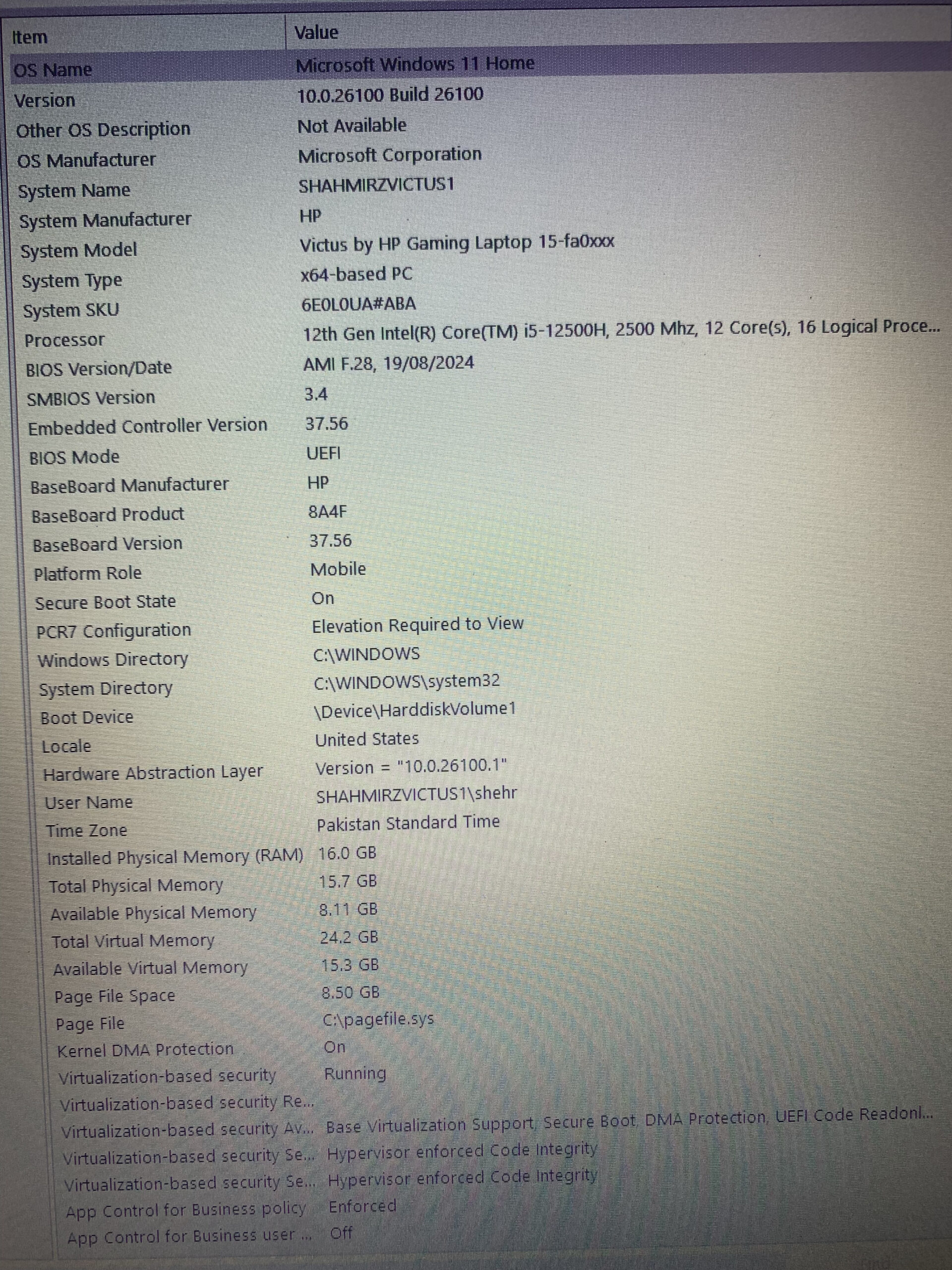 VICTUS by Hp Gaming laptop 15 Fa0xxx | Alder Lake | 12th Gen | Core I5-12500(H) Processor | 16GB RAM 1TB SSD | 4GB NVIDIA RTX3050 - Image 5