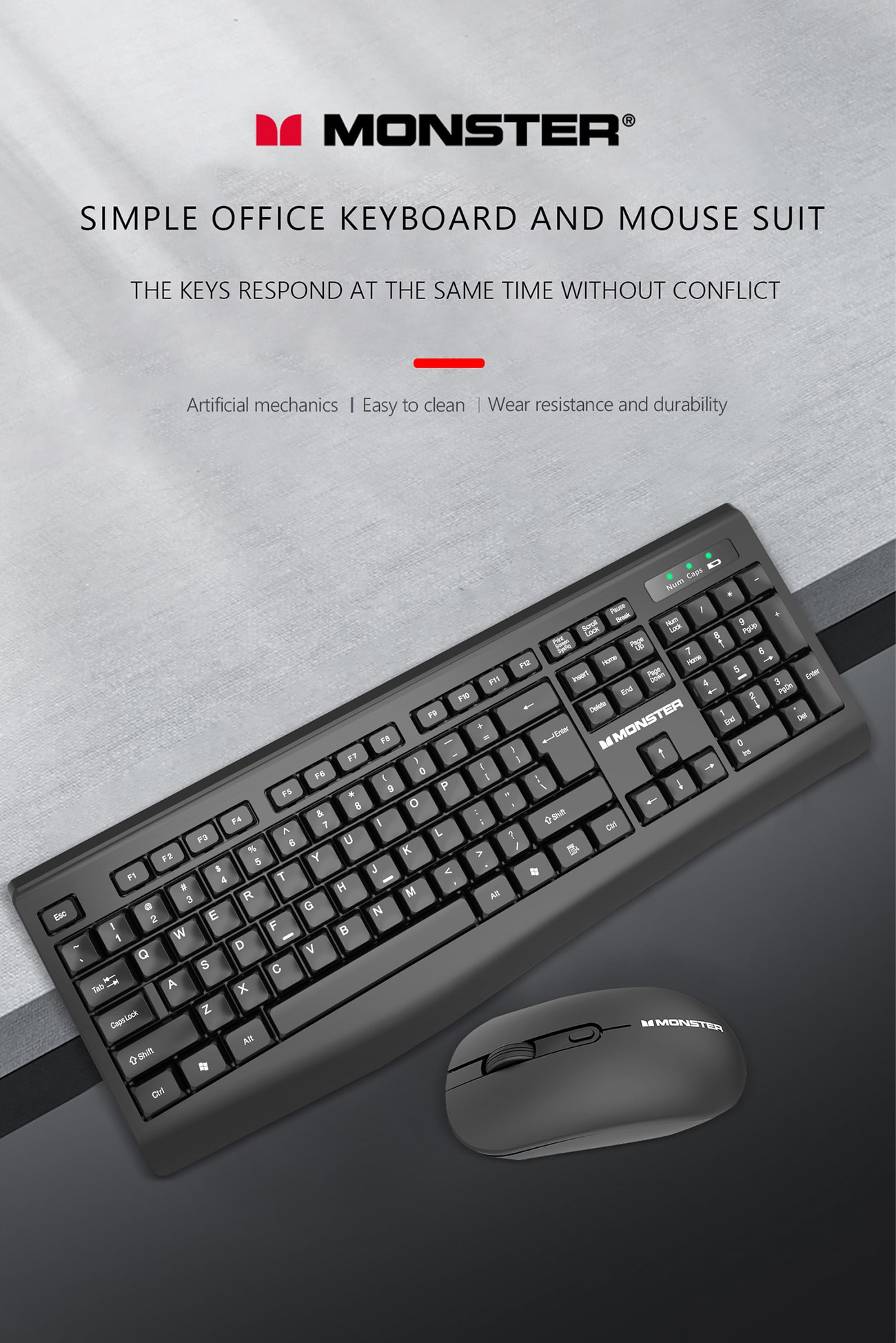 Airmars KM3 Pro Keyboard and Mouse Master Combo - Image 3