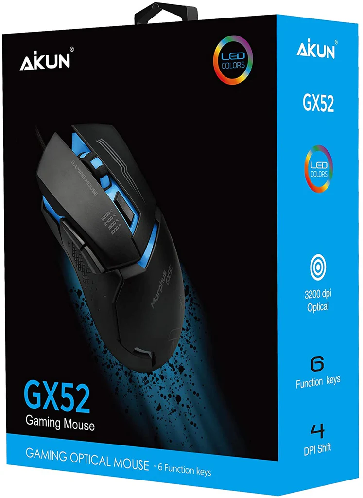 GX52 Gaming Mouse - Ultimate Gaming Precision & Comfort