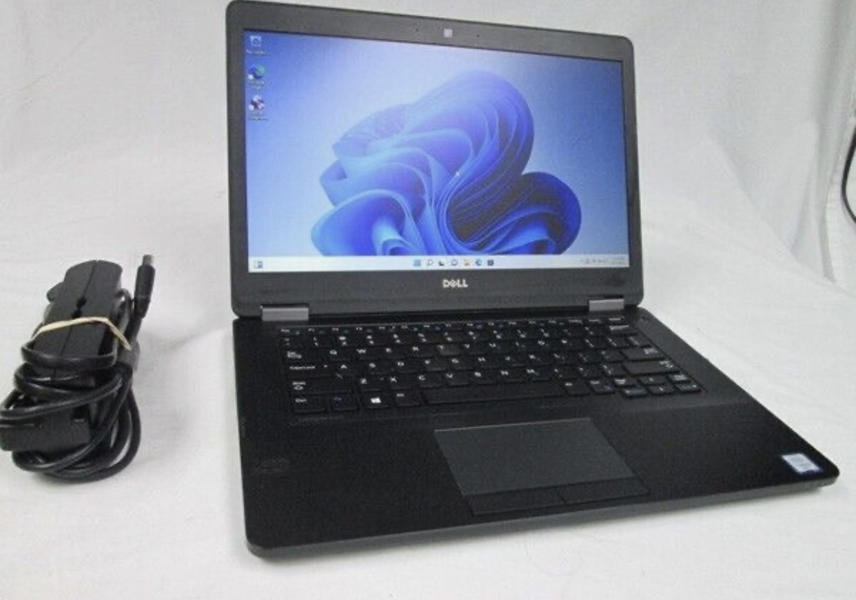 I5 Dell Latitude E5470 | Slim & light | 6th Gen | 8GB RAM 128GB SSD | Win10 | Original Charger | black