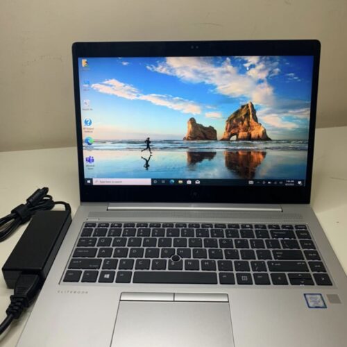 HP EliteBook 840 G5 | Ultra Slim TouchScreen | Core i5 8th Gen, 8/256GB SSD, 14″ FHD Display | New logo | backlit KB | FP Reader