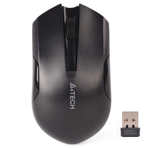 A4Tech G3-200N(S) 2.4G Wireless Mouse – Silent Clicks – 1200 DPI – Auto Power Saving