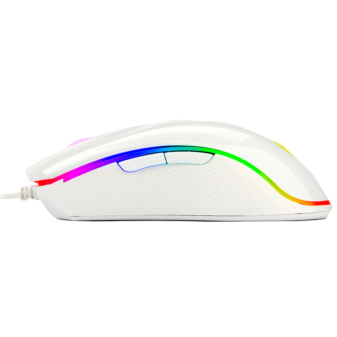 Redragon RGB COBRA Gaming Mouse with 16.8 Million, 24,000 DPI, (White) - Image 3