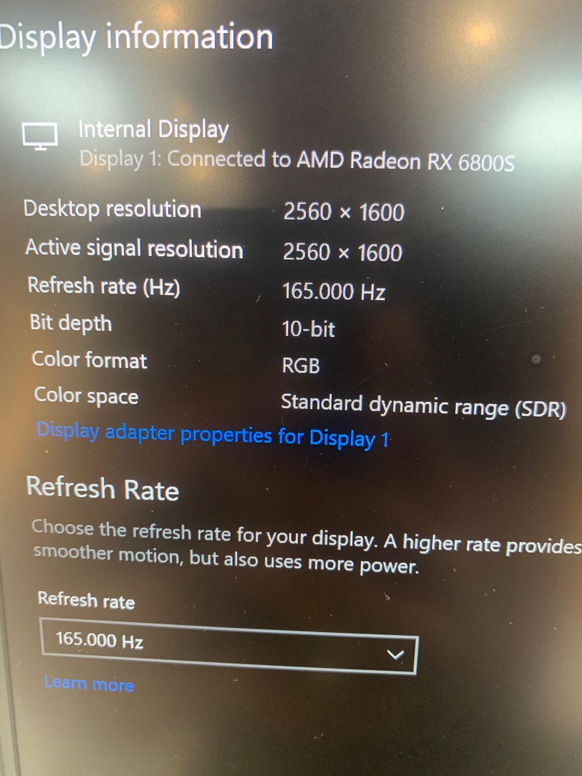 Lenovo LEGION S7 | Ryzen 7 6800H | OctaCore Processor | 16GB+TB SSD | AMD Radeon™️ RX 6800S 8GB GDDR6 GC | 16" Full 2K IPS 165Hz 100% sRGB| RGB Backlit KB | FP Reader W11 - Image 8