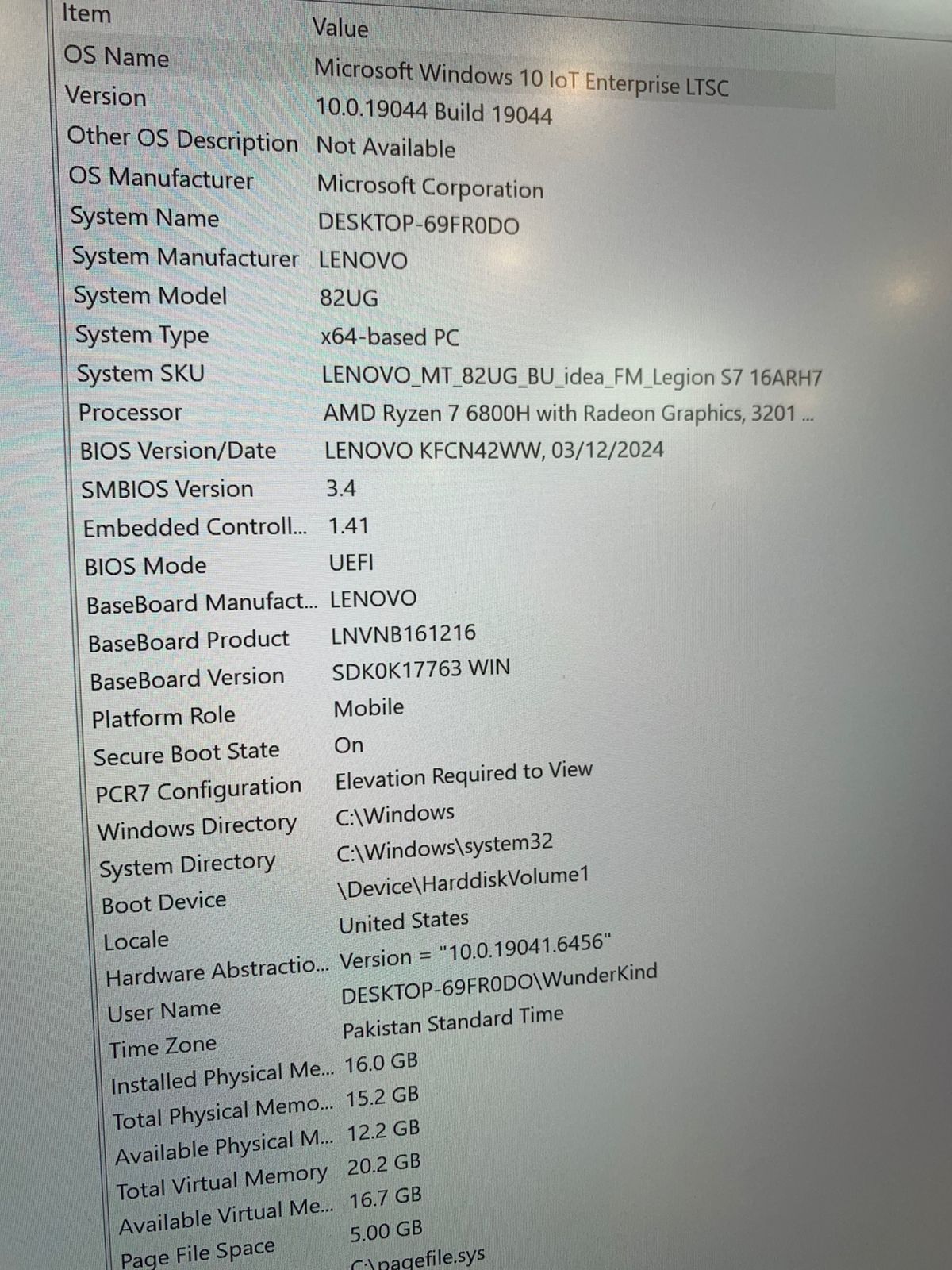 Lenovo LEGION S7 | Ryzen 7 6800H | OctaCore Processor | 16GB+TB SSD | AMD Radeon™️ RX 6800S 8GB GDDR6 GC | 16" Full 2K IPS 165Hz 100% sRGB| RGB Backlit KB | FP Reader W11 - Image 9