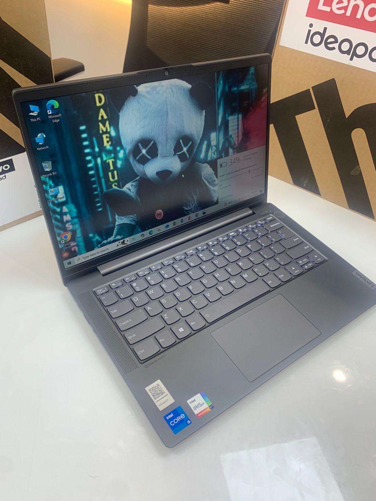 i5 Lenovo Ideapad 5 14ITL05 | 11th Gen | 16GB+256GB | Backlit KB | Finger Prints | With Original BOX - Image 3